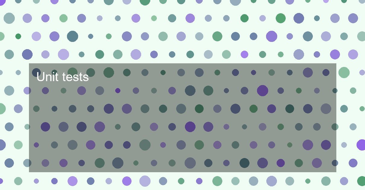Unit tests